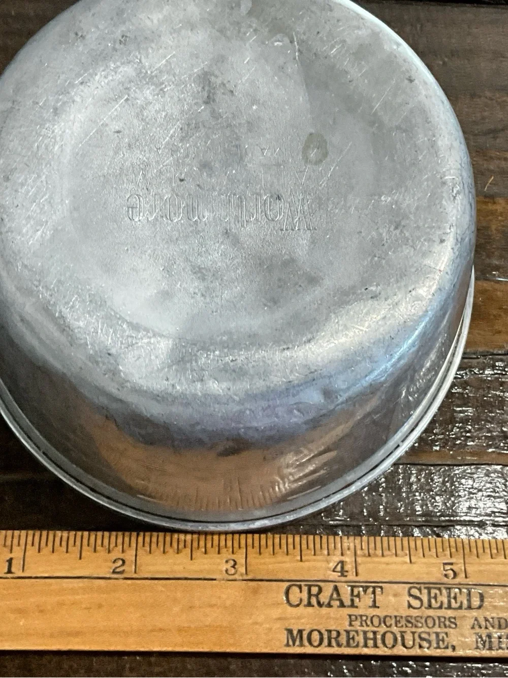 Vintage Worthmore Aluminum 2 cup Sauce Pan Pot USA